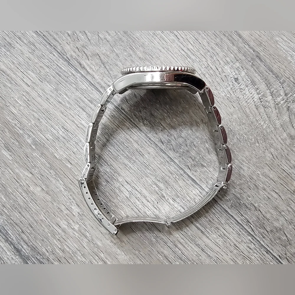 BKE Silver and Black Women's Watch